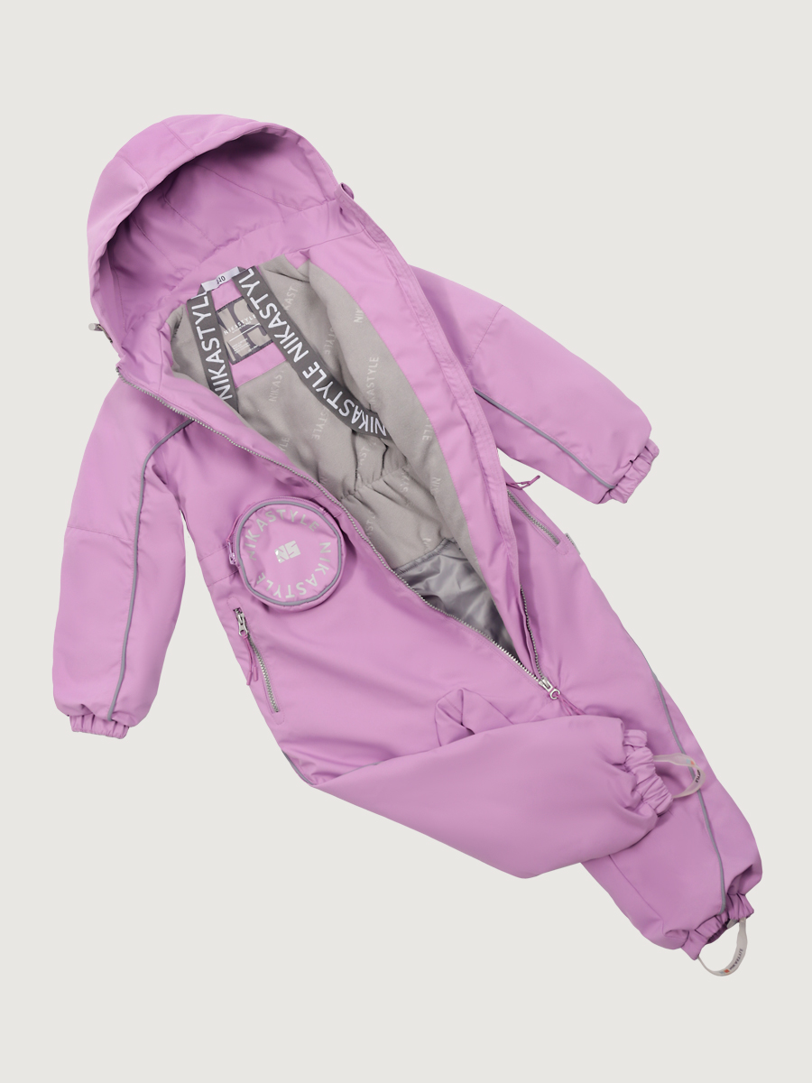 картинка Комбинезон утеплённый для девочки NIKASTYLE 8м2625 Орхидея от магазина детских товаров ALiSa