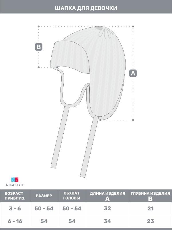 картинка Шапка ушанка утепленная для девочки NIKASTYLE 11з15825 Молоко от магазина детских товаров ALiSa