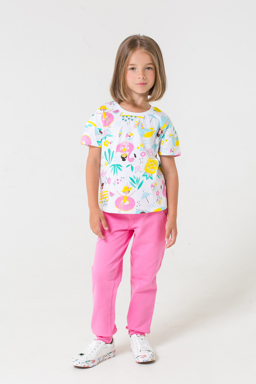 картинка Брюки для девочки Crockid КР 4952 розовый к277 от магазина детских товаров ALiSa