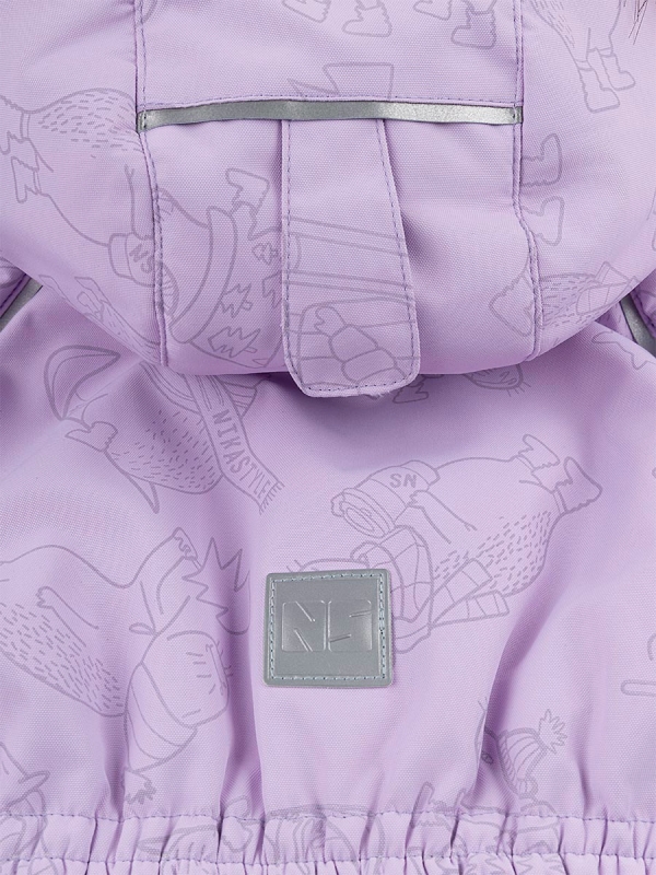 картинка Комбинезон зимний для девочки NIKASTYLE 8з2024 з24 Лаванда серый от магазина детских товаров ALiSa