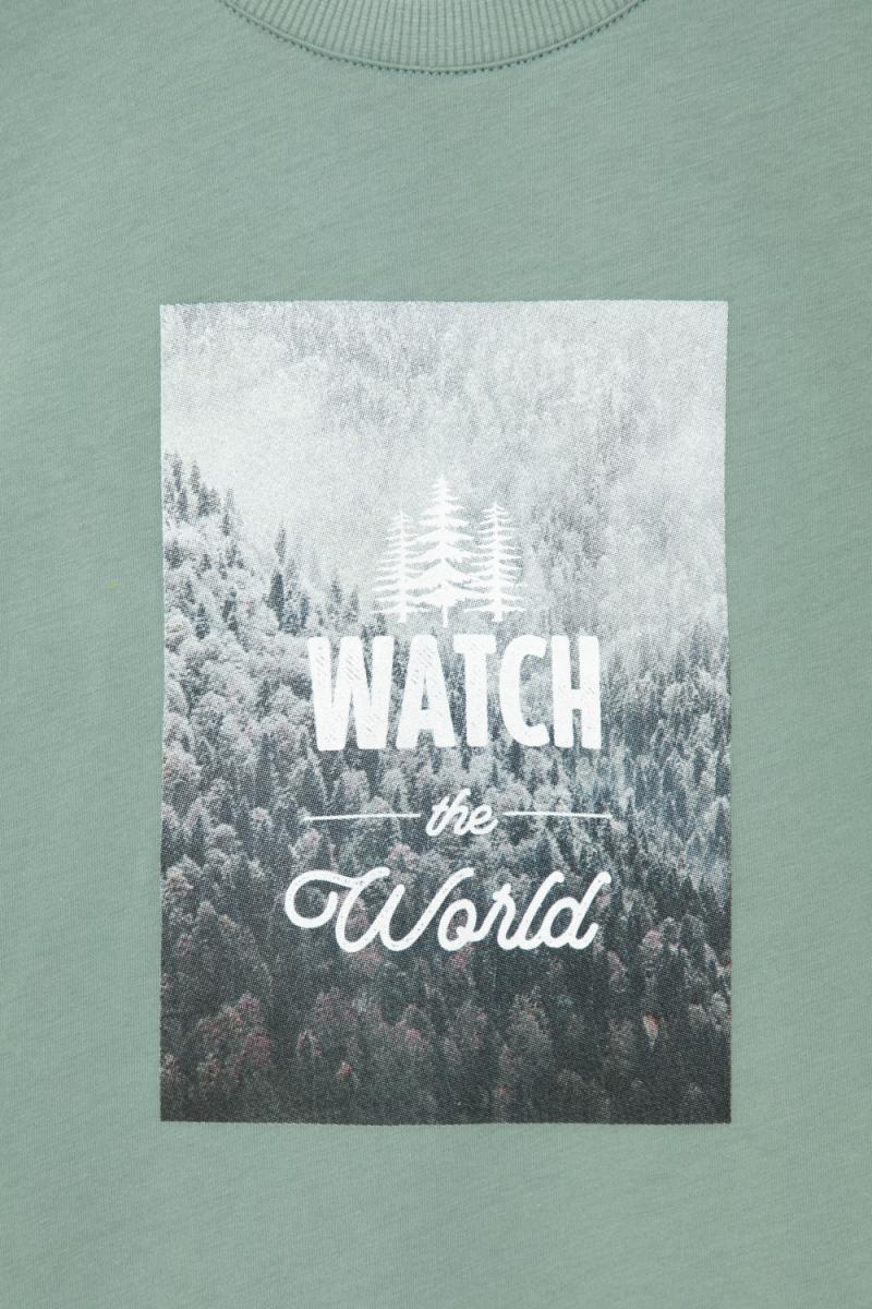 картинка Футболка для мальчика Crockid КР 302235 полынь к426 от магазина детских товаров ALiSa