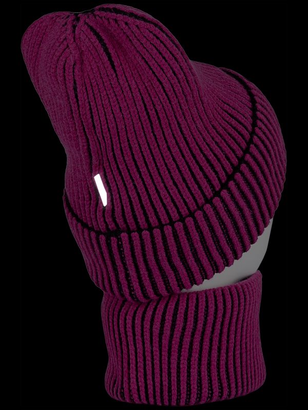 картинка Комплект шапка снуд для девочки NIKASTYLE 12з16624 Черный фуксия от магазина детских товаров ALiSa