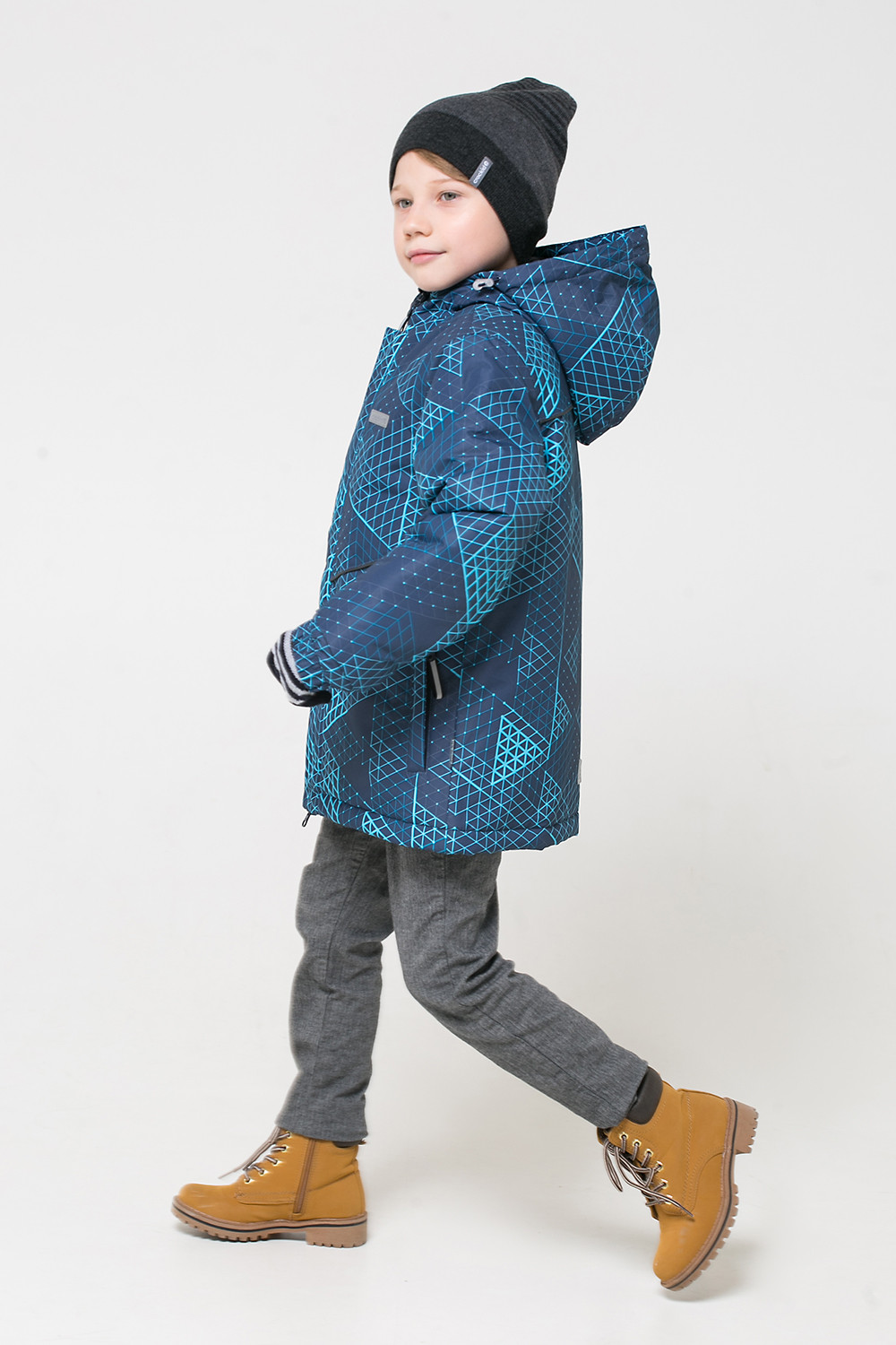 картинка Куртка зимняя для мальчика Crockid ВК 36052/н/1 ГР от магазина детских товаров ALiSa