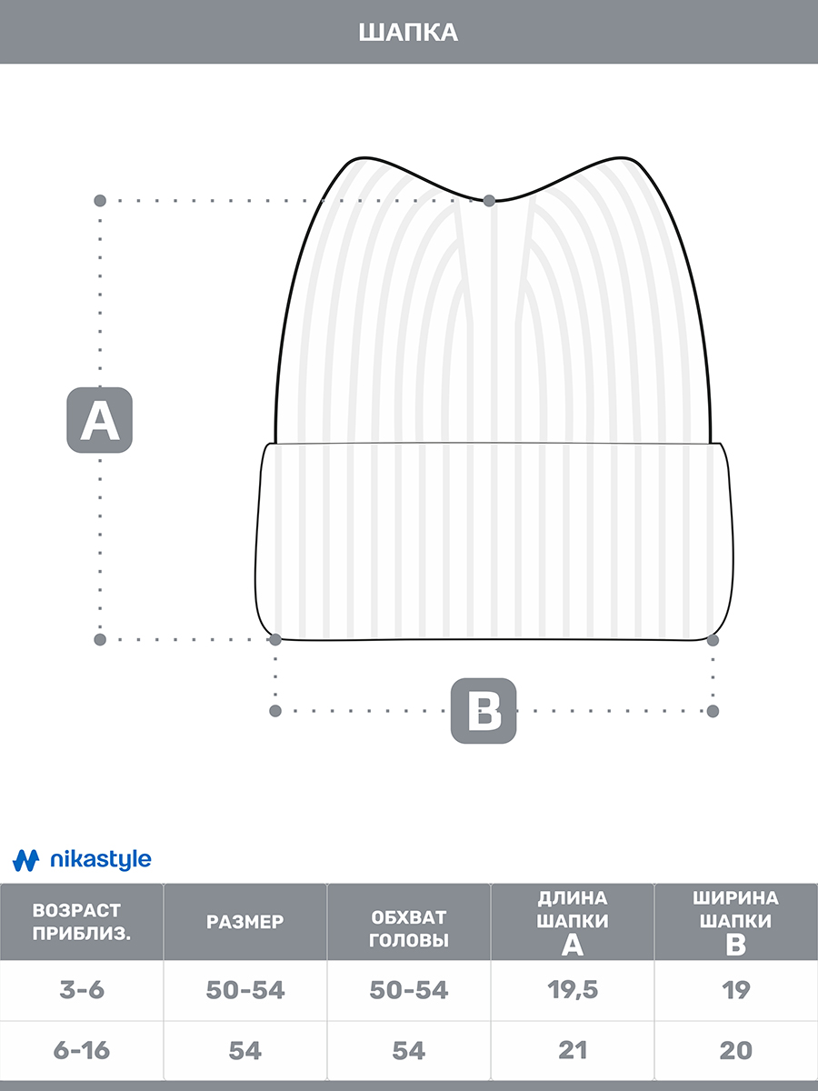 картинка Шапка для девочки NIKASTYLE 11м10825 Розовый неон от магазина детских товаров ALiSa
