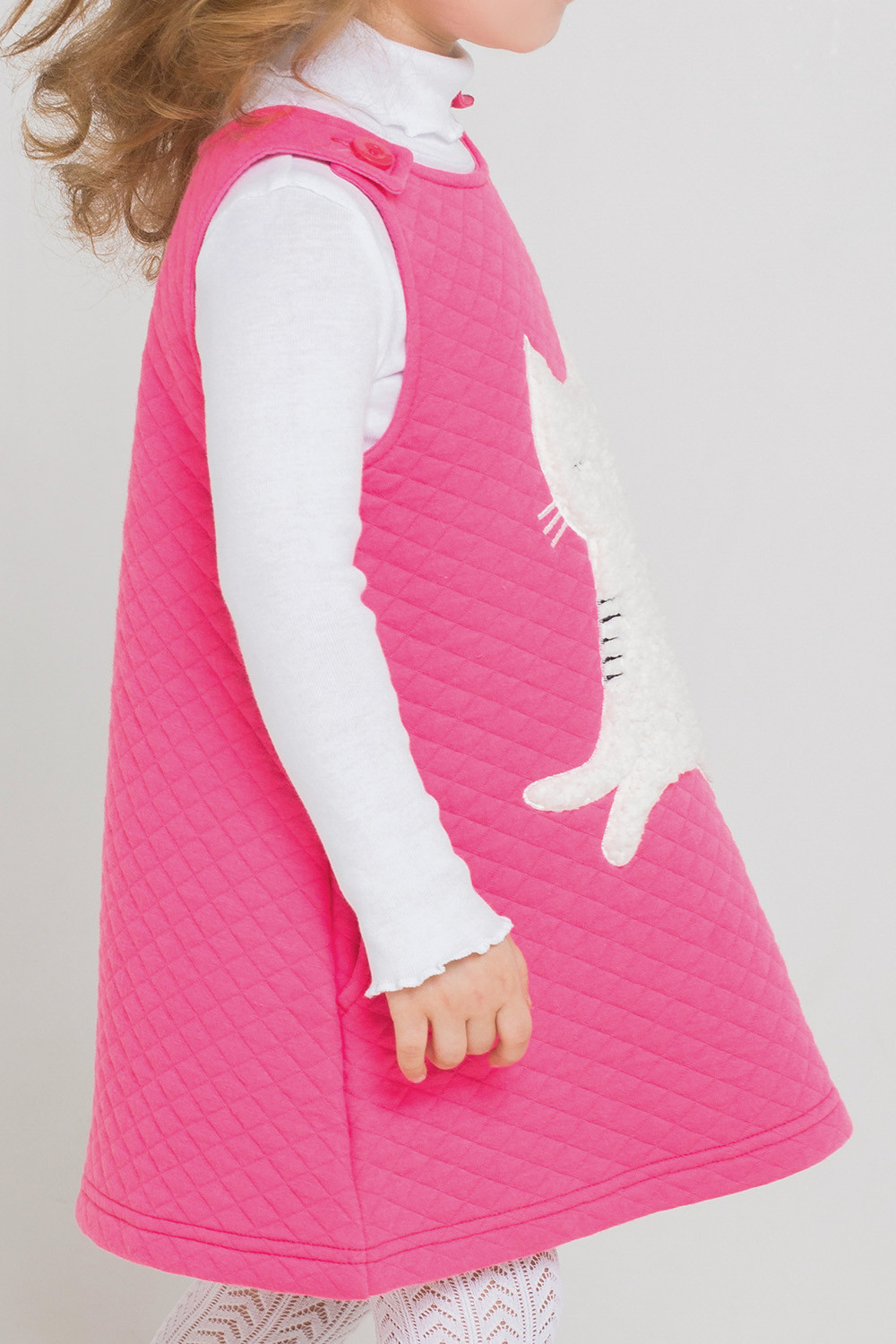 картинка Сарафан для девочки Crockid КР 5548 ярко-розовый к213 от магазина детских товаров ALiSa