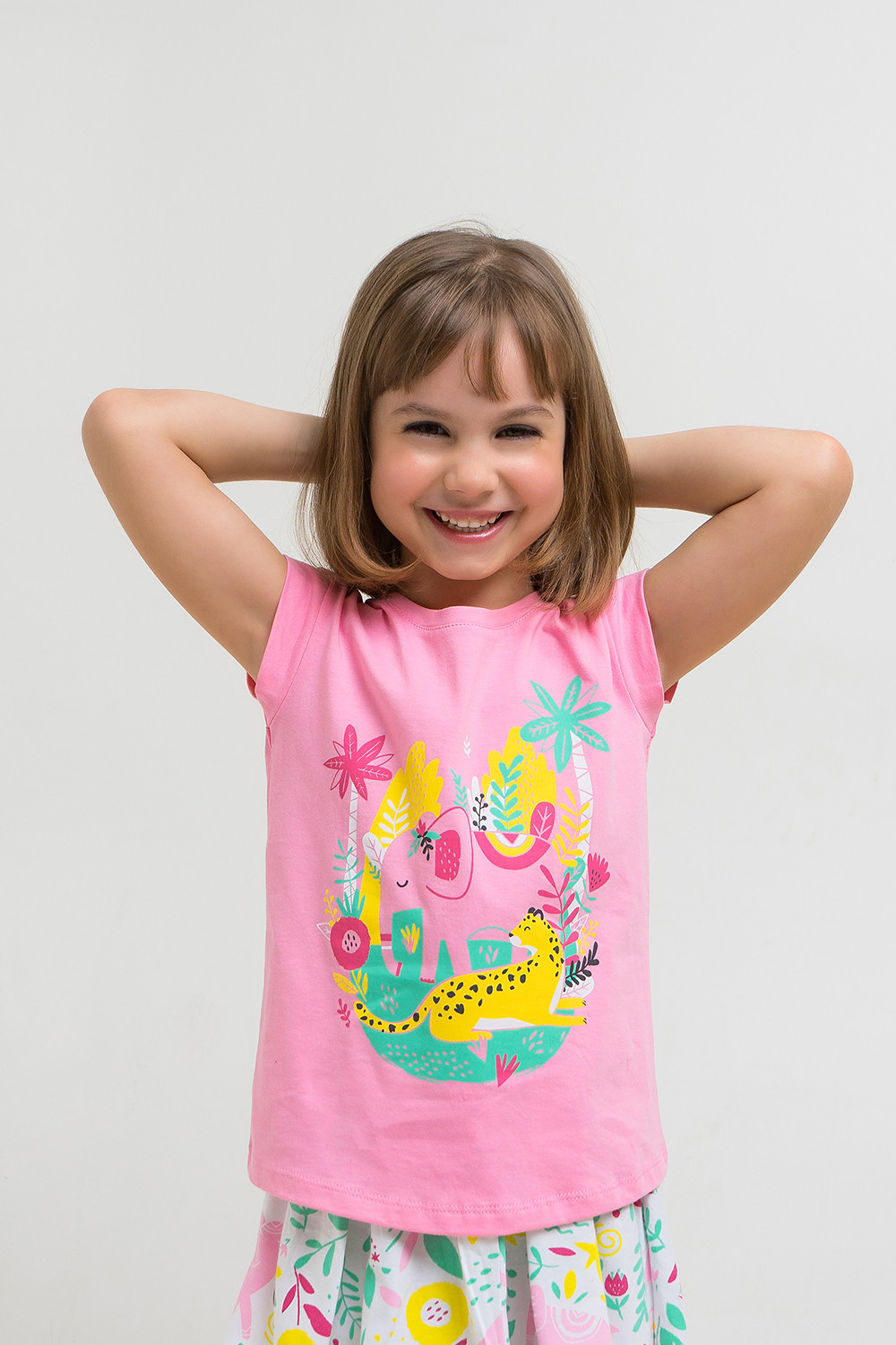 картинка Футболка для девочки Crockid К 300946 светло-розовый к1260 от магазина детских товаров ALiSa