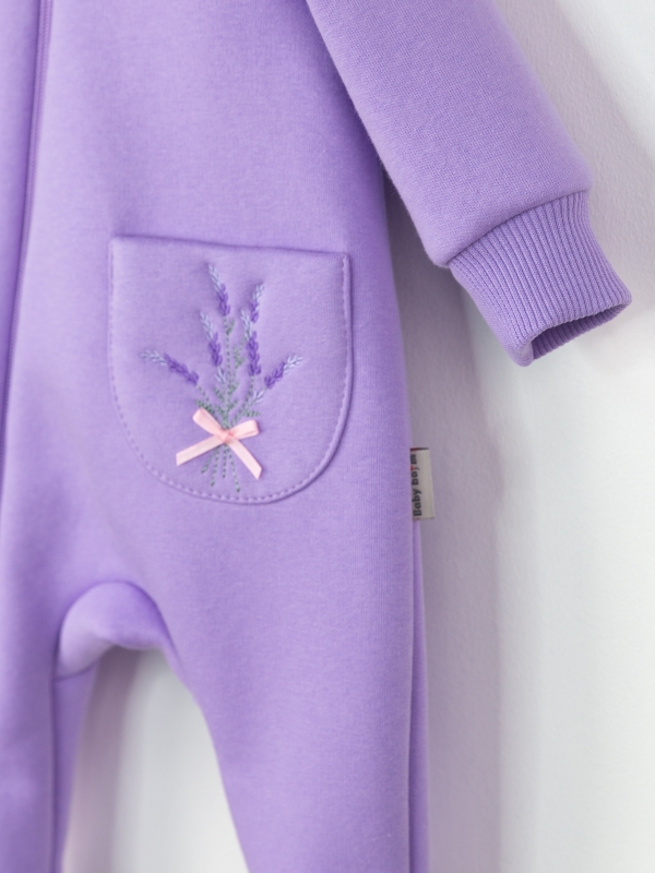 картинка Комбинезон с капюшоном Baby Boom К401/3-Ф Сиреневый я738 от магазина детских товаров ALiSa