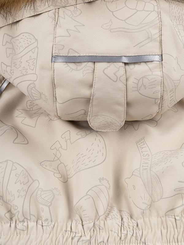 картинка Комплект зимний для девочки NIKASTYLE 7з0224 Беж серый от магазина детских товаров ALiSa