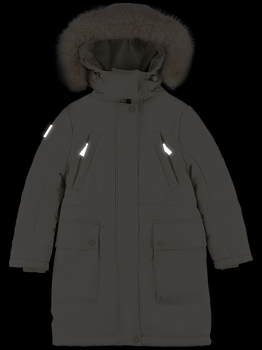 картинка Парка зимняя для девочки NIKASTYLE 5з3824 Беж от магазина детских товаров ALiSa