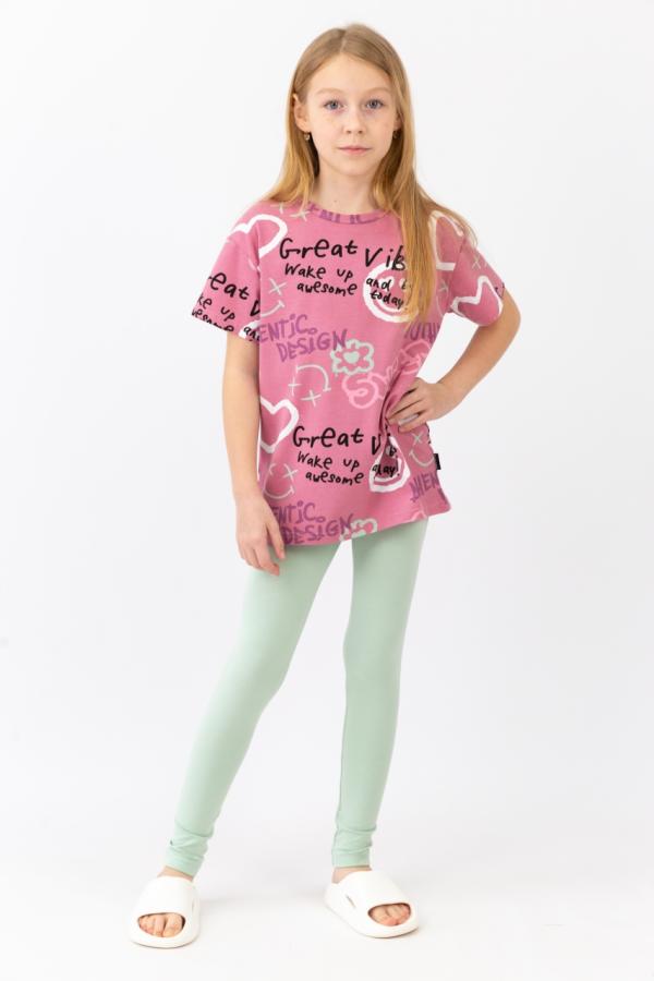 картинка Легинсы для девочки Baby Boom П66/15-К Мята Б117 от магазина детских товаров ALiSa