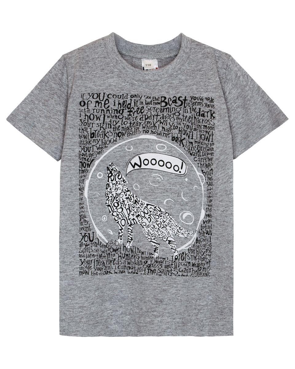 картинка Футболка для мальчика Let's go LG 52313 серый меланж от магазина детских товаров ALiSa