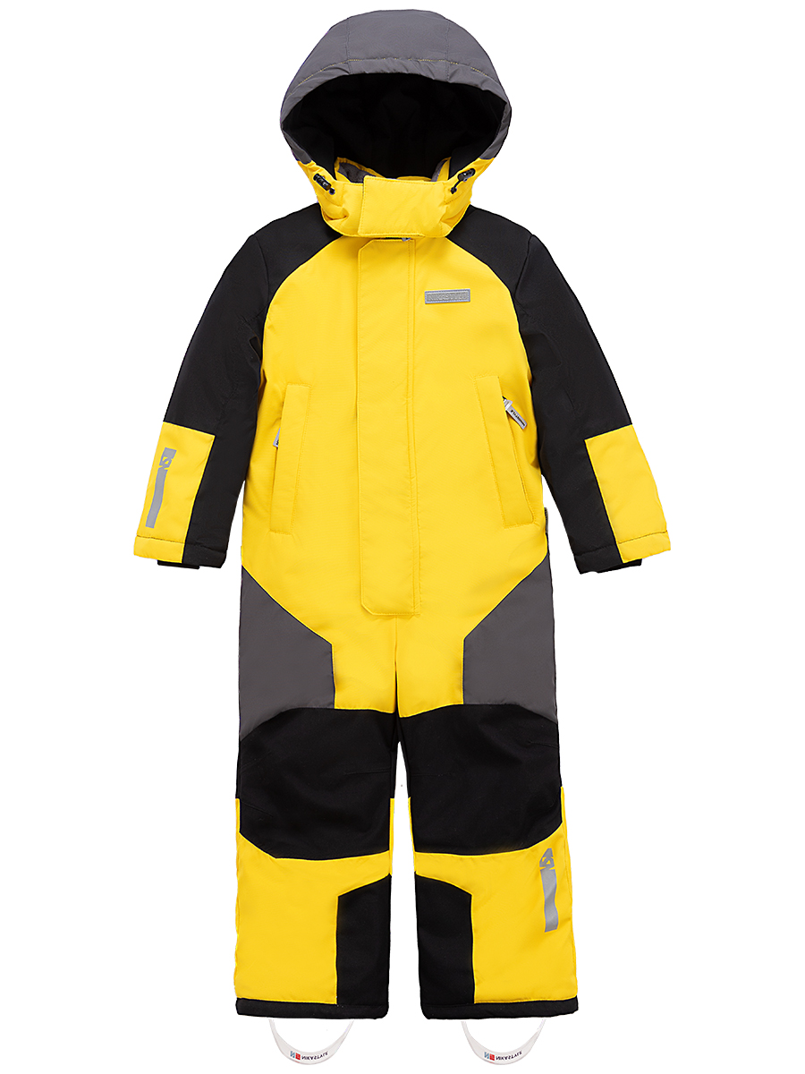 картинка Комбинезон зимний для мальчика NIKASTYLE 8з6524 Желтый черный от магазина детских товаров ALiSa
