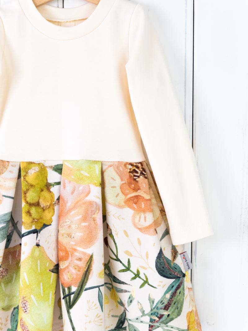 картинка Платье для девочки Baby Boom С81/8-Ф Лимоны сливки от магазина детских товаров ALiSa