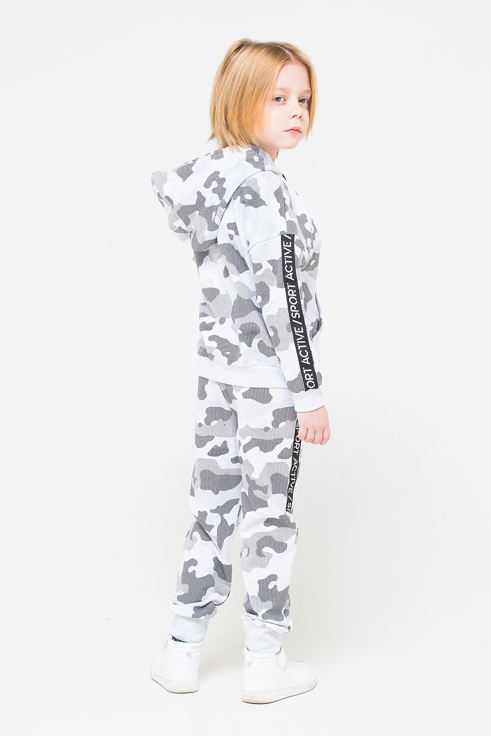 картинка Куртка для мальчика Crockid КР 301044 светло-серый меланж, камуфляж к256 от магазина детских товаров ALiSa