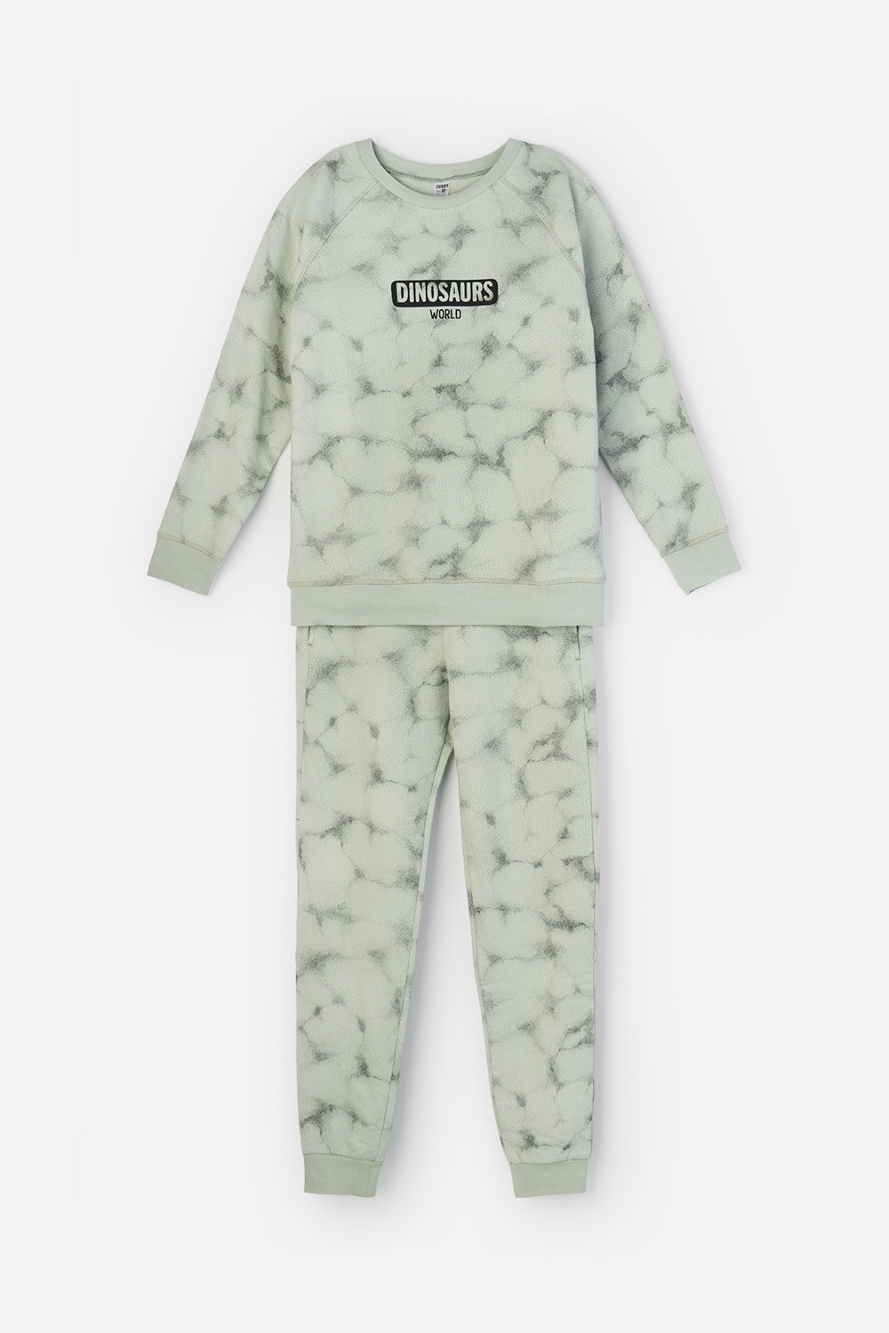 картинка Пижама для мальчика КБ 2813 темно-оливковый, гранжевая структура от магазина детских товаров ALiSa