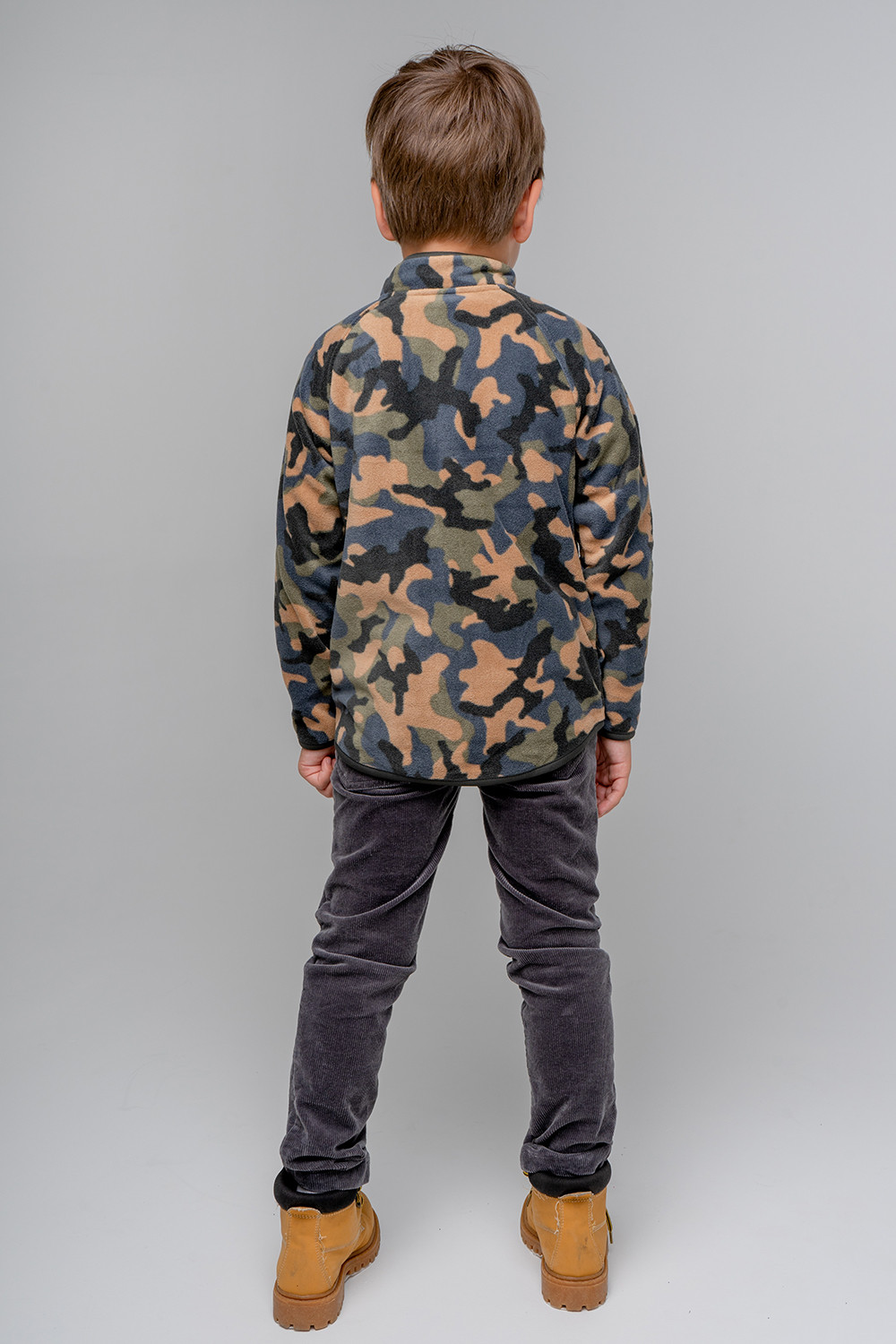 картинка Куртка флисовая для мальчика Crockid ФЛ 34011/н/47 ГР от магазина детских товаров ALiSa