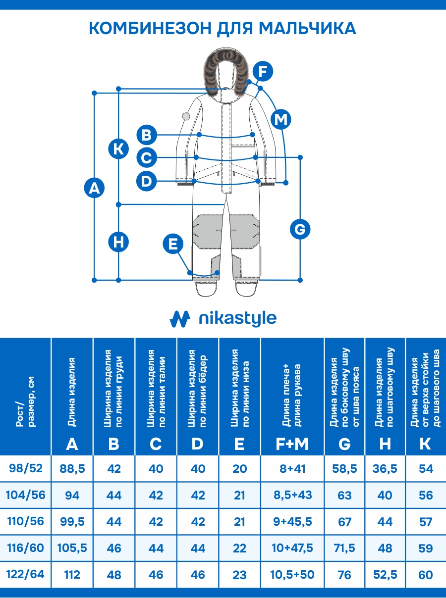картинка Комбинезон для мальчика NIKASTYLE 8з3325 Деним Графит от магазина детских товаров ALiSa