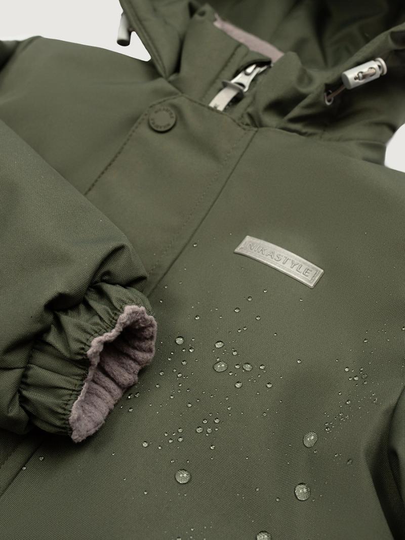 картинка Комплект утеплённый для мальчика NIKASTYLE 7м2325 Хаки черный от магазина детских товаров ALiSa