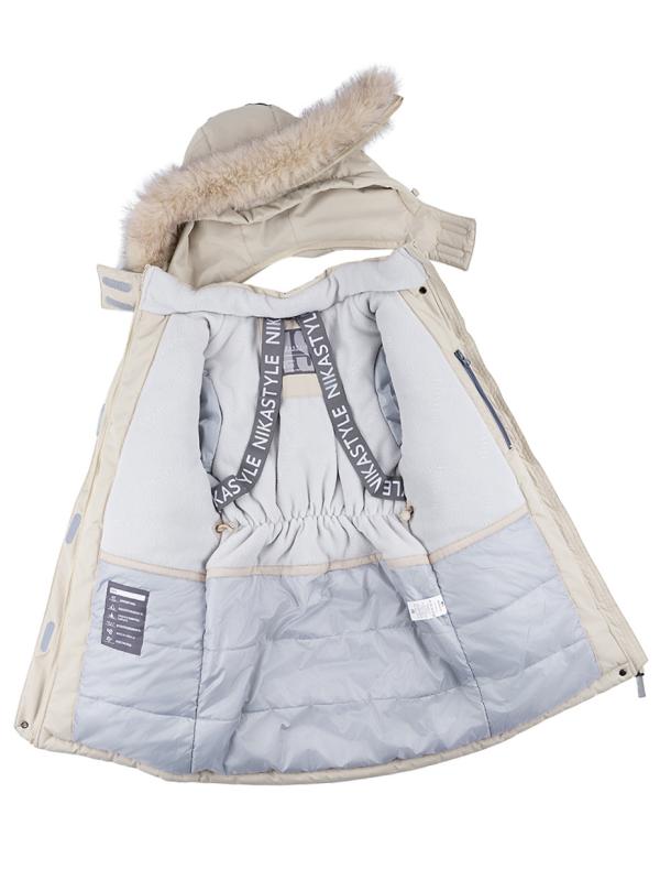 картинка Парка зимняя для девочки NIKASTYLE 5з4024 Беж от магазина детских товаров ALiSa