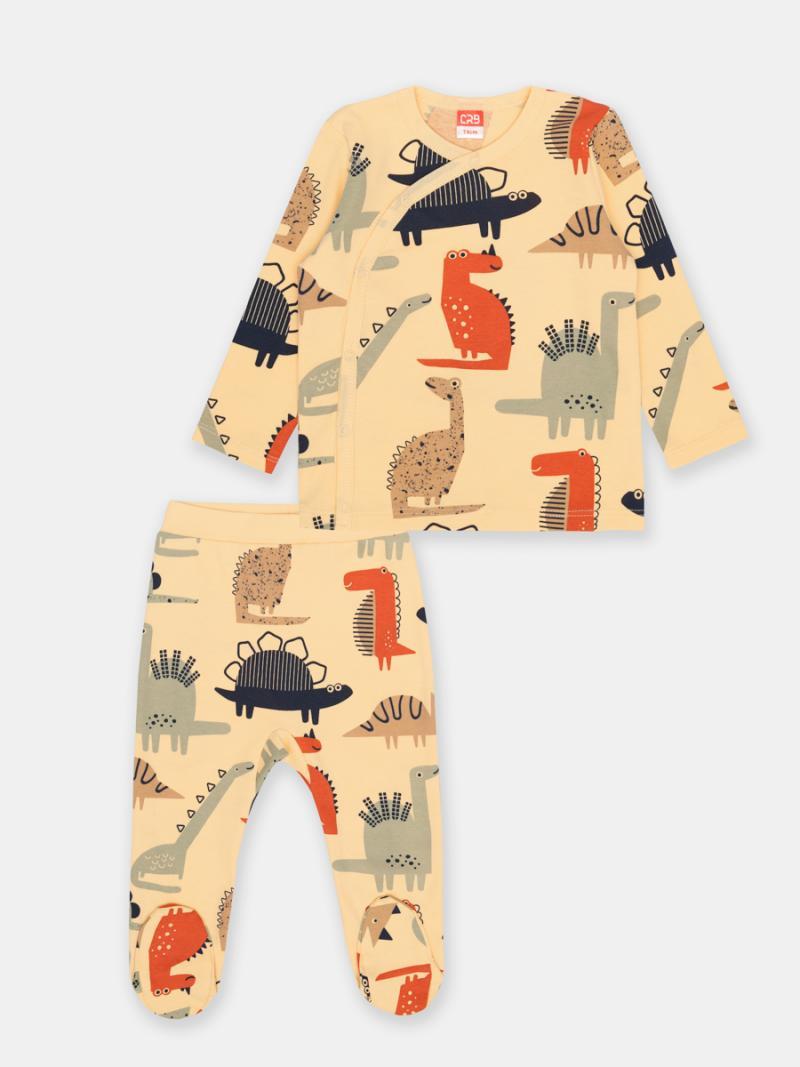 картинка Комплект для мальчика CSNB 90164-30-354  Желтый от магазина детских товаров ALiSa