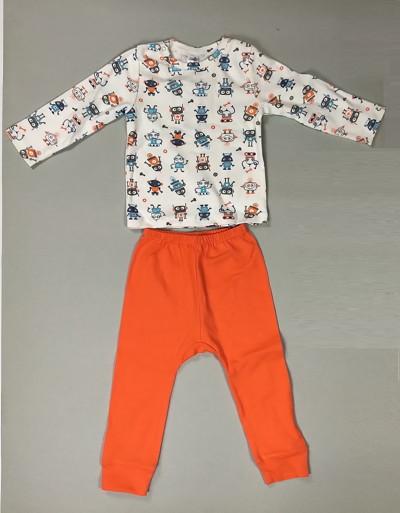 картинка Комплект для мальчика Crockid К 2583 роботы на сахаре + оранжевый от магазина детских товаров ALiSa