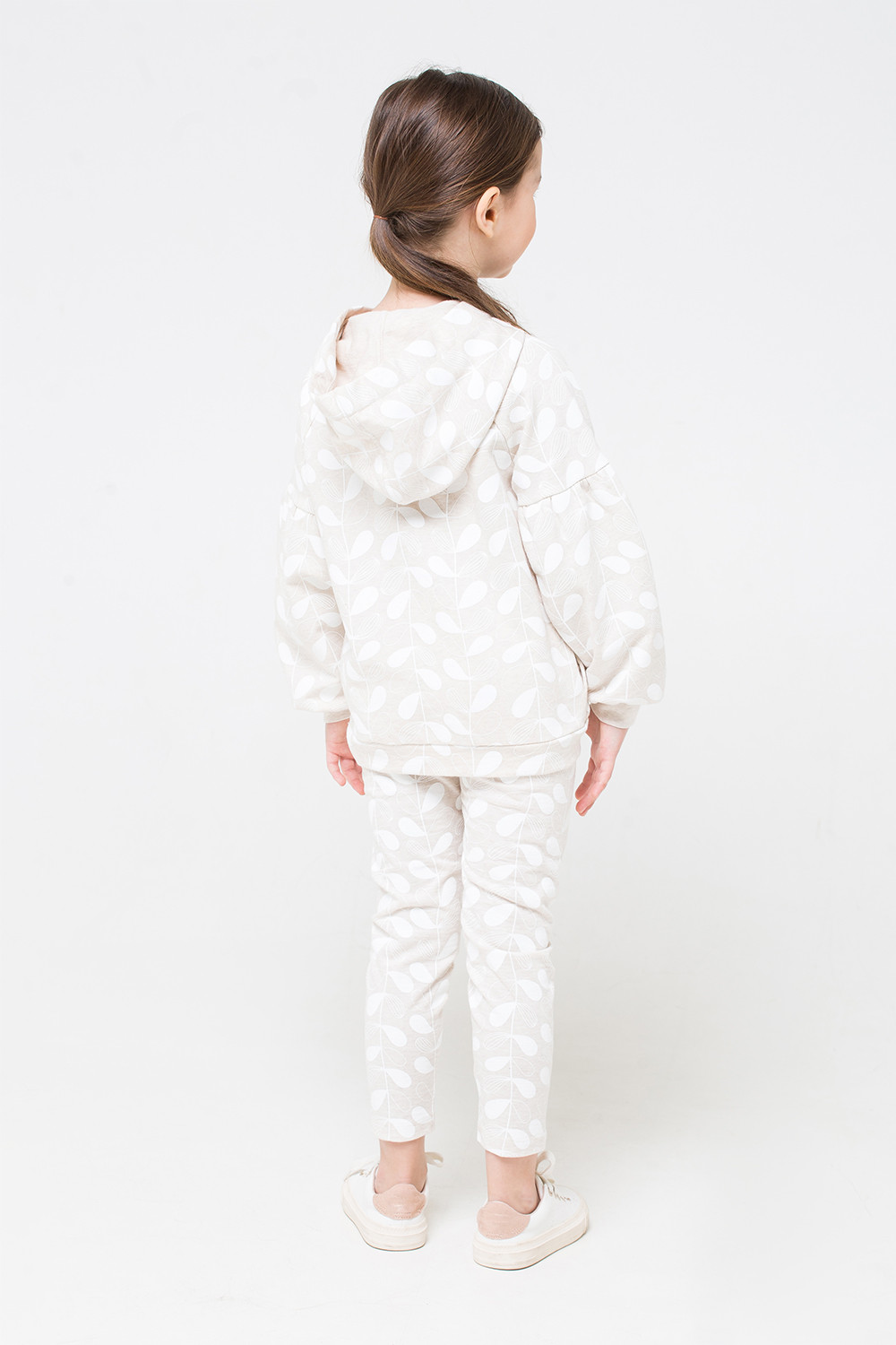 картинка Куртка для девочки Crockid КР 301039 св. бежевый меланж, лианы к255 от магазина детских товаров ALiSa