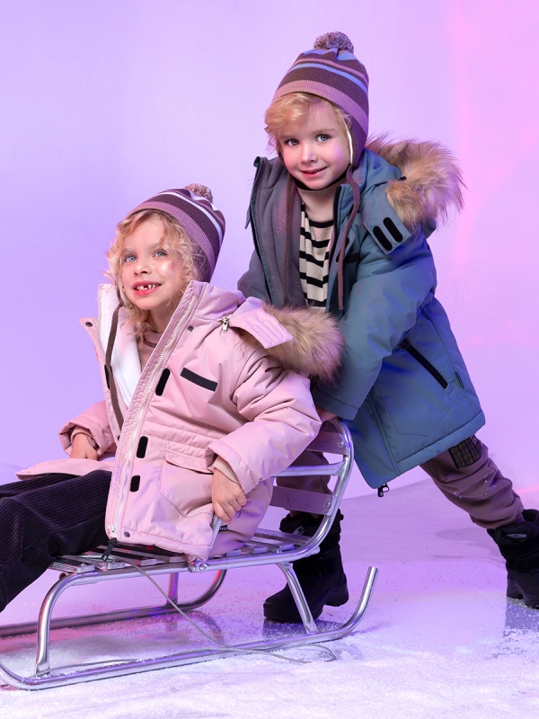 картинка Куртка зимняя для девочки NIKASTYLE 4з3624 Пудра от магазина детских товаров ALiSa