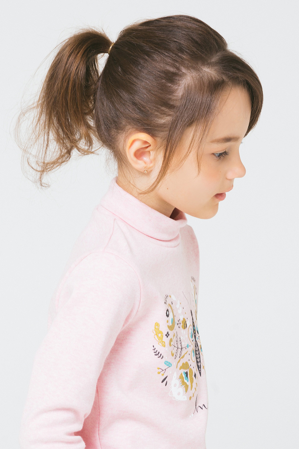 картинка Джемпер для девочки Crockid КР 300465 светло-розовый меланж к223 от магазина детских товаров ALiSa