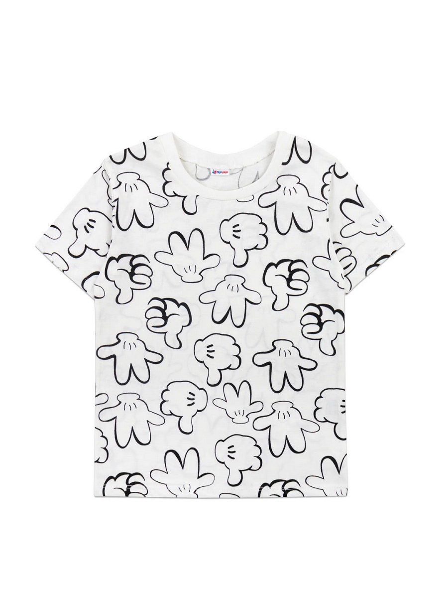 картинка Футболка для мальчика Youlala 0954102613 Молочный от магазина детских товаров ALiSa