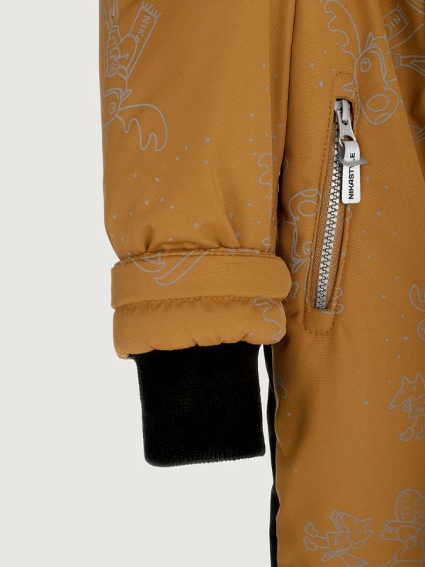 картинка Комбинезон для мальчика NIKASTYLE 8з0325 Кэмел Черный от магазина детских товаров ALiSa