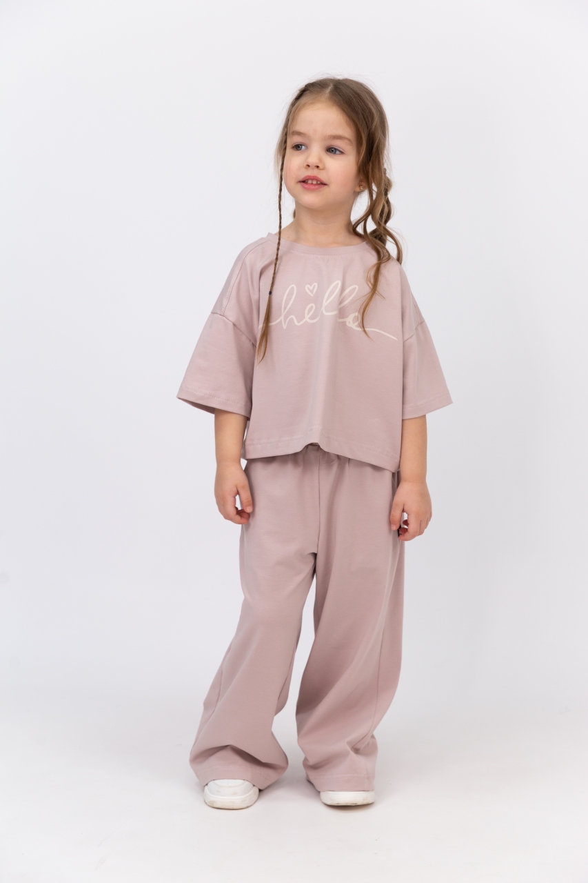 картинка Комплект для девочки Baby Boom КД539/1-К Пудра от магазина детских товаров ALiSa