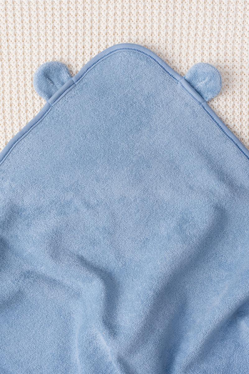 картинка Простынка для купания Crockid К 8500 пыльно-синий (мишка) от магазина детских товаров ALiSa
