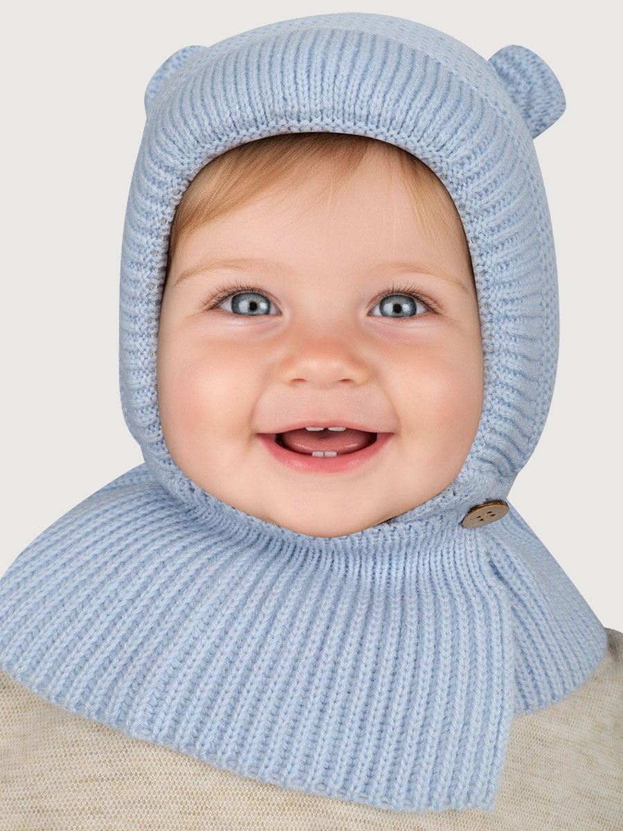 картинка Балаклава утепленная NIKASTYLE 10з15025 Небесный от магазина детских товаров ALiSa