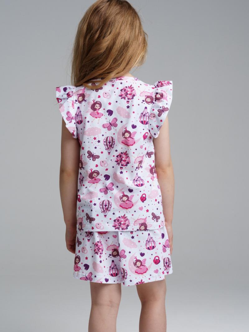 картинка Пижама для девочки PL 32322315 Белый розовый от магазина детских товаров ALiSa