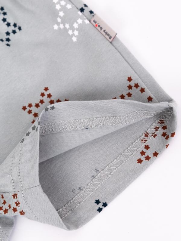 картинка Шорты для мальчика Baby Boom П138/1-К Звёзды на светло-сером от магазина детских товаров ALiSa