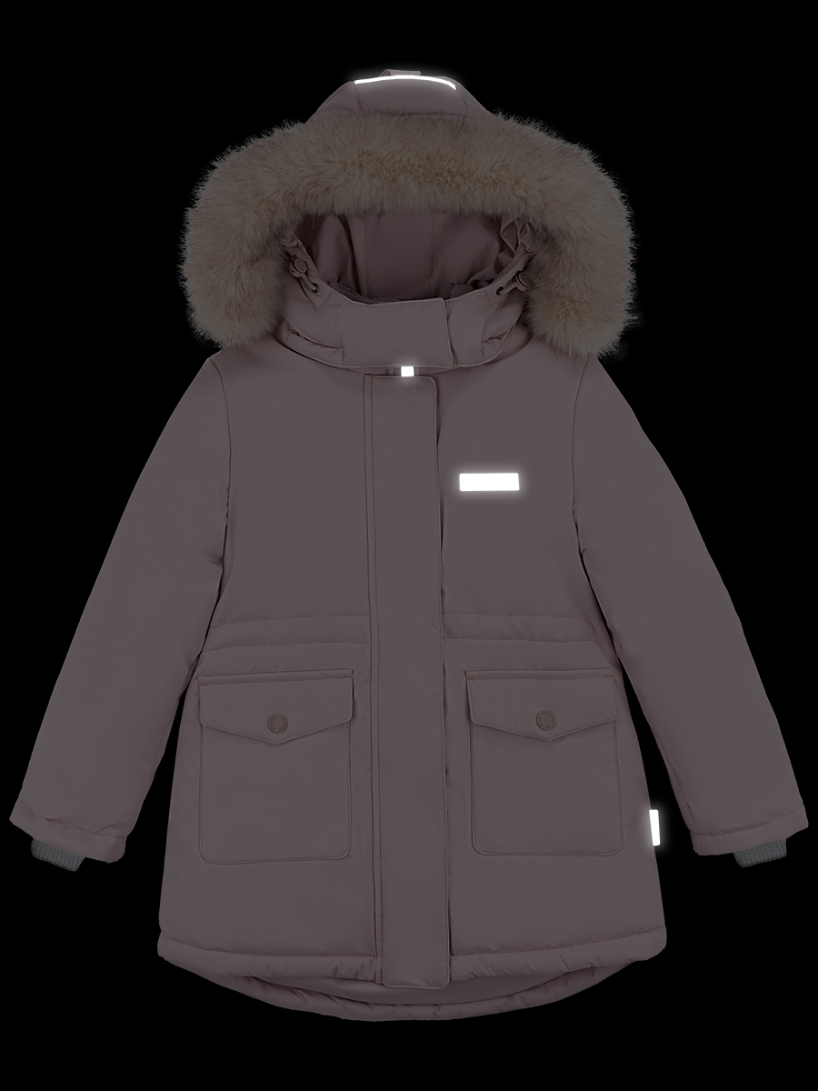 картинка Куртка зимняя для девочки NIKASTYLE 4з3624 Пудра от магазина детских товаров ALiSa