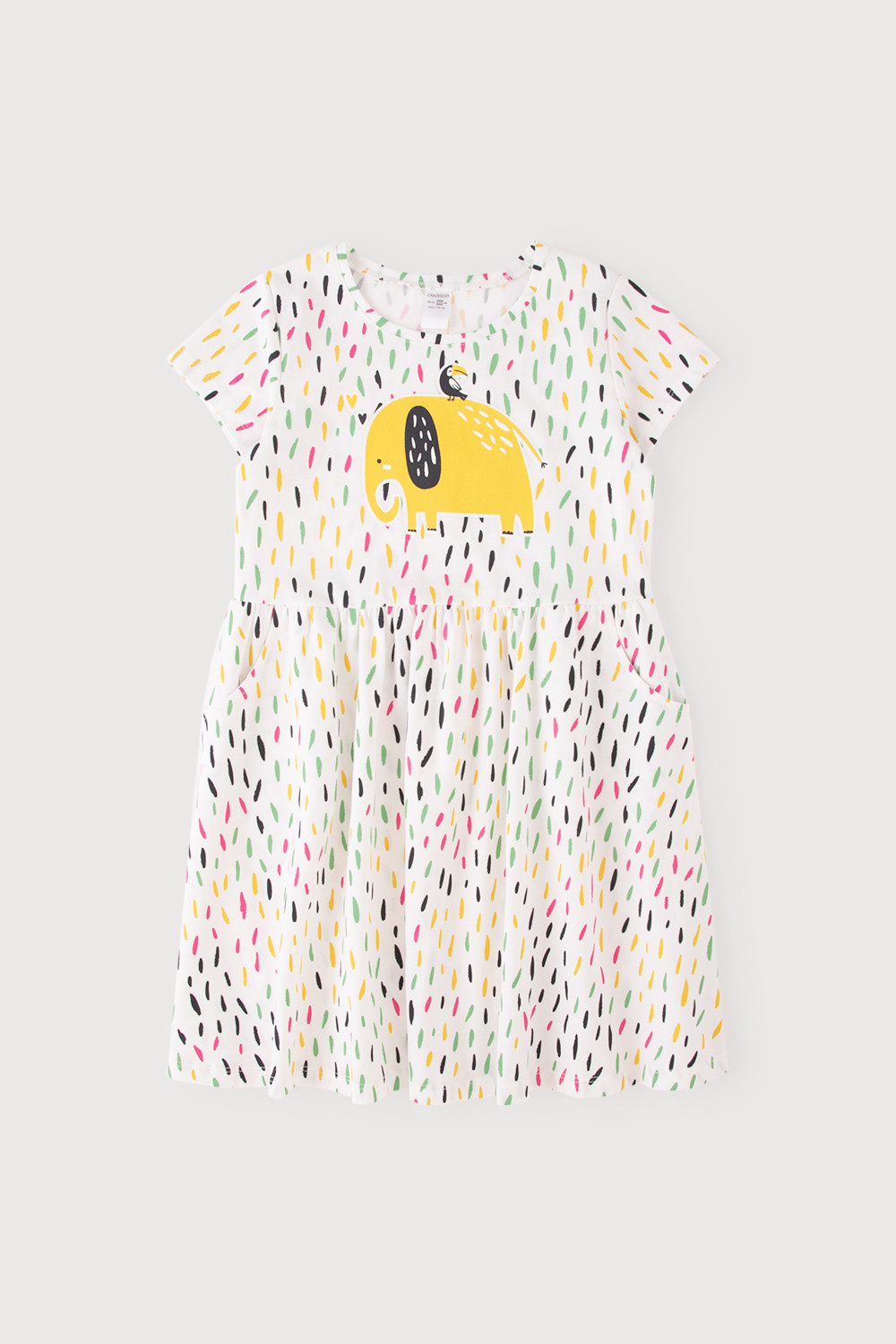 картинка Платье для девочки Crockid К 5754 сахар, радужное конфетти к1288 от магазина детских товаров ALiSa