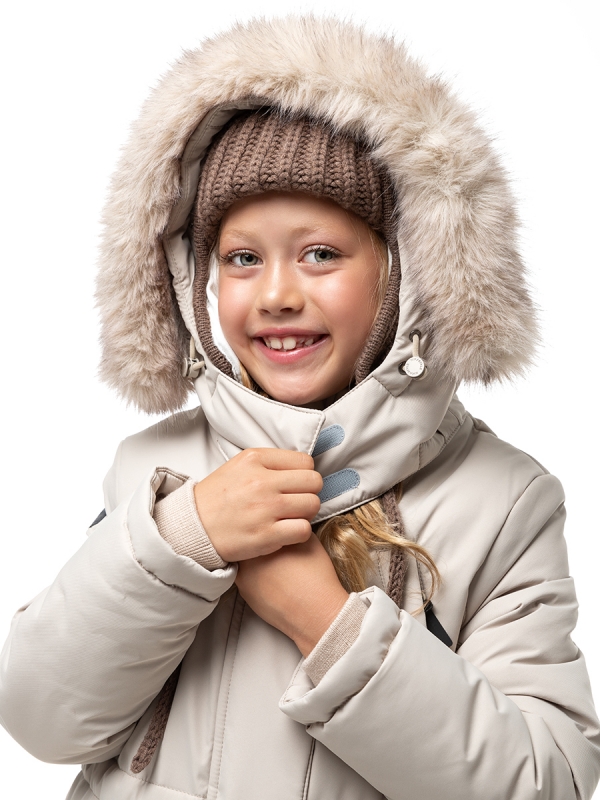 картинка Парка зимняя для девочки NIKASTYLE 5з3824 Беж от магазина детских товаров ALiSa