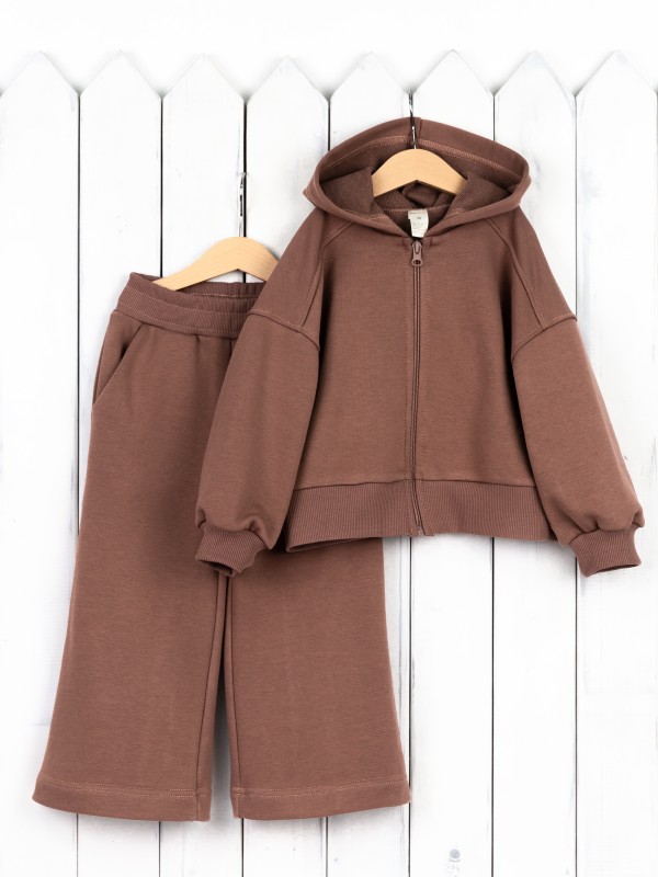 картинка Комплект для девочки Baby Boom КД536/4-Ф Кофе Б118 от магазина детских товаров ALiSa