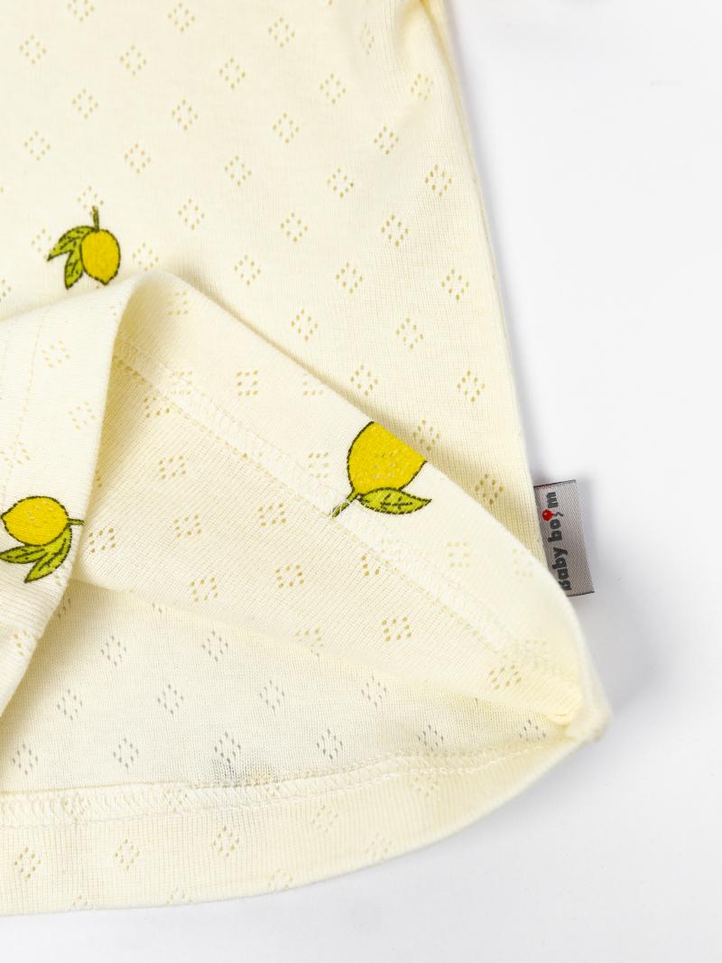 картинка Футболка для девочки Baby Boom Ф68/13-Р Лимончики ажур я715 от магазина детских товаров ALiSa