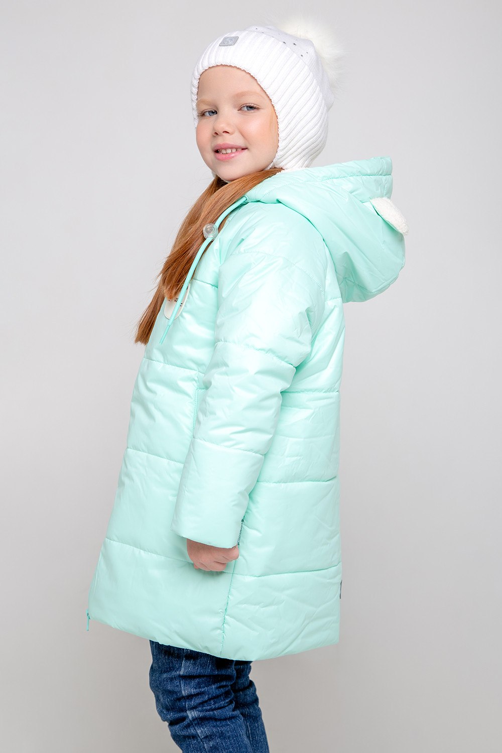 картинка Пальто зимнее для девочки Crockid ВК 38082/1 ГР от магазина детских товаров ALiSa