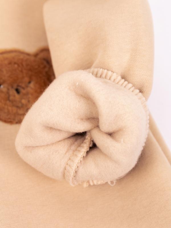 картинка Комбинезон на манжете Baby Boom К381/4-Ф Мишка молочно-бежевый от магазина детских товаров ALiSa