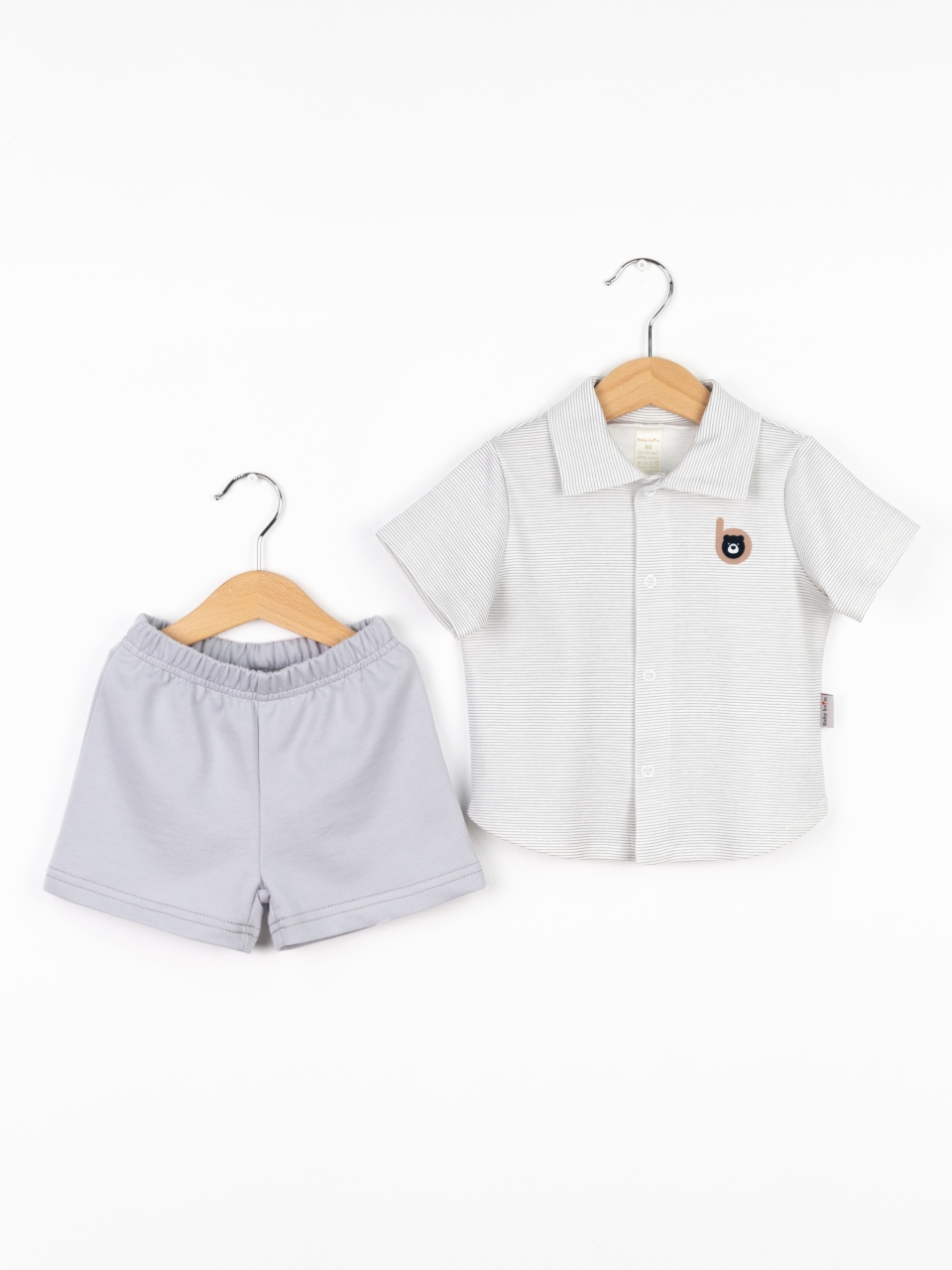 картинка Комплект для мальчика Baby Boom КД600/1 Серый от магазина детских товаров ALiSa