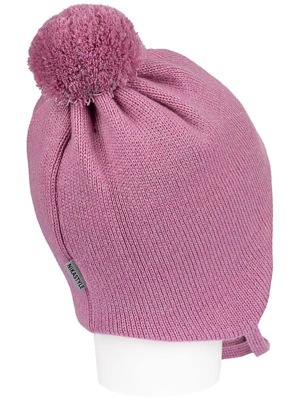 картинка Шапка утепленная для девочки NIKASTYLE 11з15425 Орхидея от магазина детских товаров ALiSa