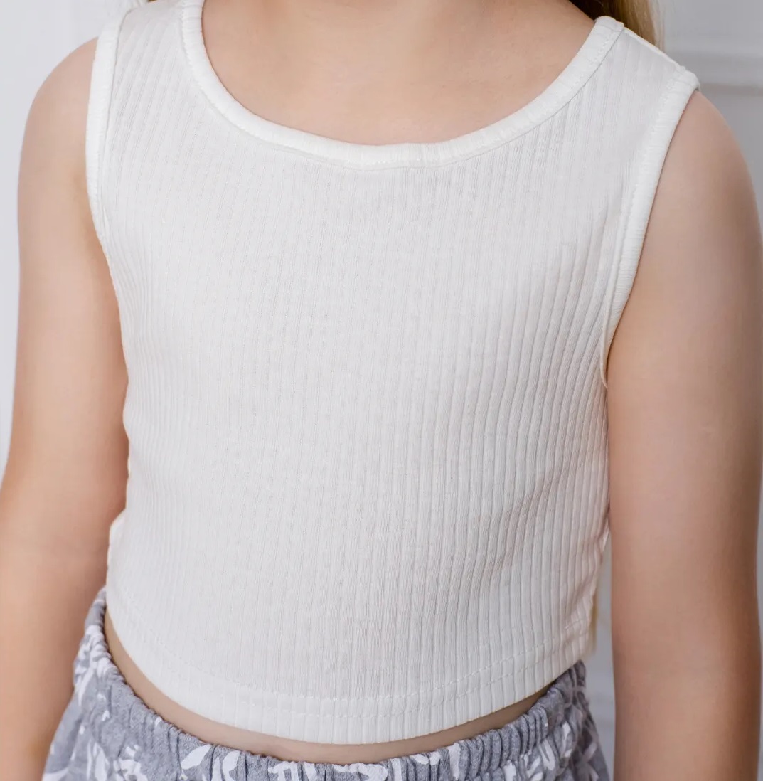 картинка Комплект для девочки YLA 7784900104 Серый белый от магазина детских товаров ALiSa