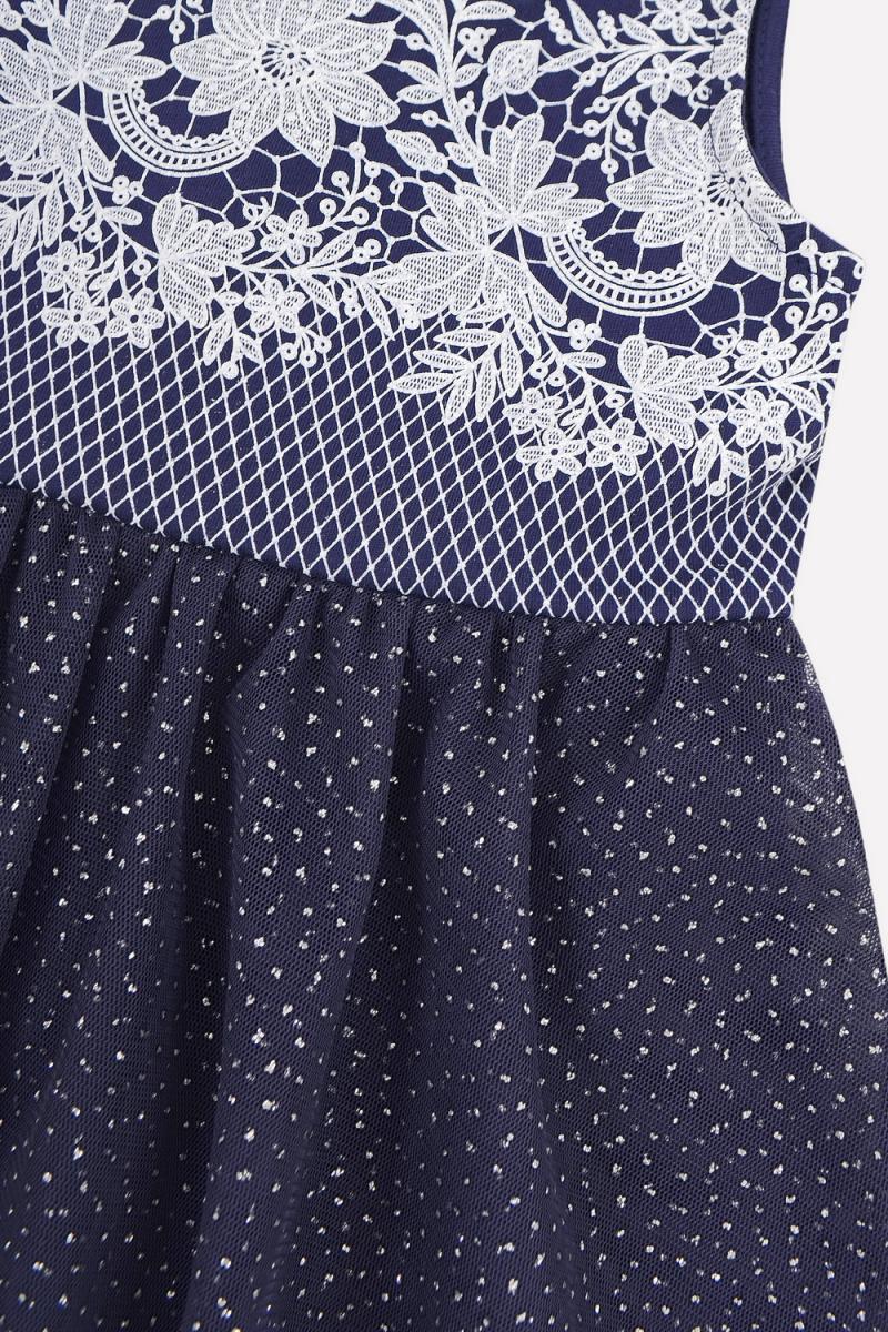 картинка Платье для девочки Crockid К 5663 фиолетово-синий от магазина детских товаров ALiSa