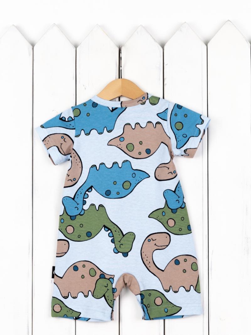 картинка Комбинезон для мальчика Baby Boom BB К324/6-К Дино на голубом я736 от магазина детских товаров ALiSa