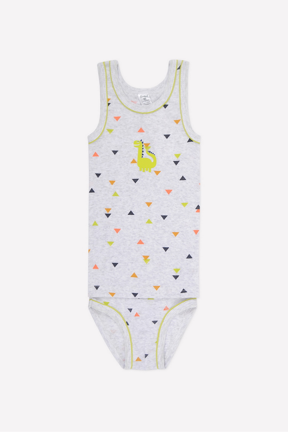 картинка Комплект для мальчика Crockid К 1100 треугольники на меланже от магазина детских товаров ALiSa