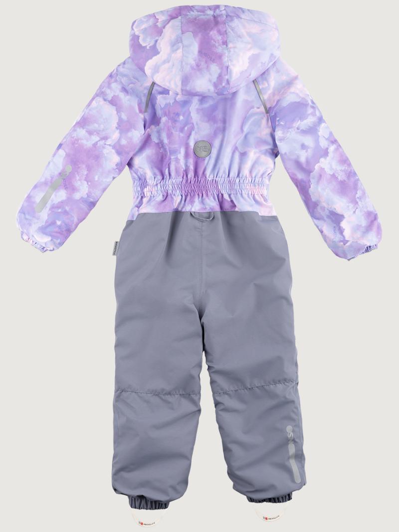 картинка Комбинезон утеплённый для девочки NIKASTYLE 8м0625 Сирень серый от магазина детских товаров ALiSa