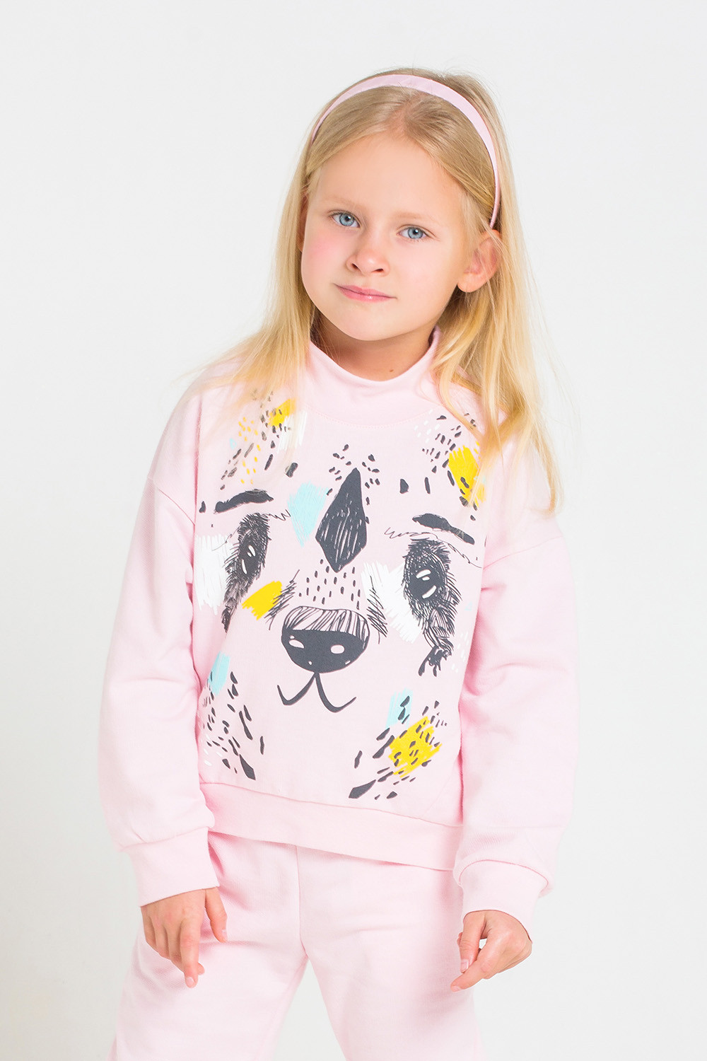 картинка Джемпер для девочки Crockid КР 300821 холодно-розовый к232 от магазина детских товаров ALiSa